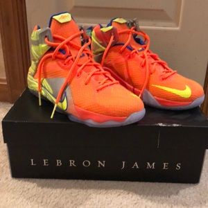Lebrun James Nike sneakers.